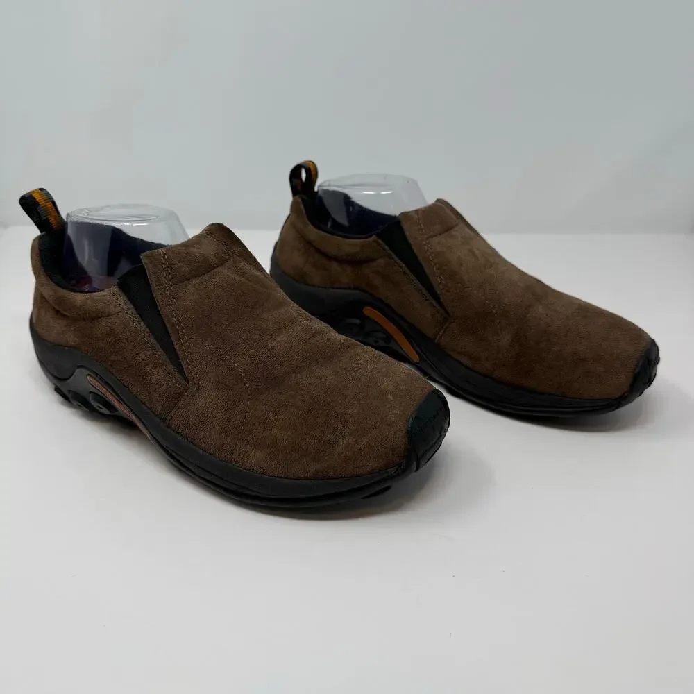 Merrell Jungle Moc Suede Slip on Shoes Men's 8.5 Brown Gunsmoke